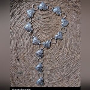 Vintage Carved Heart Necklace